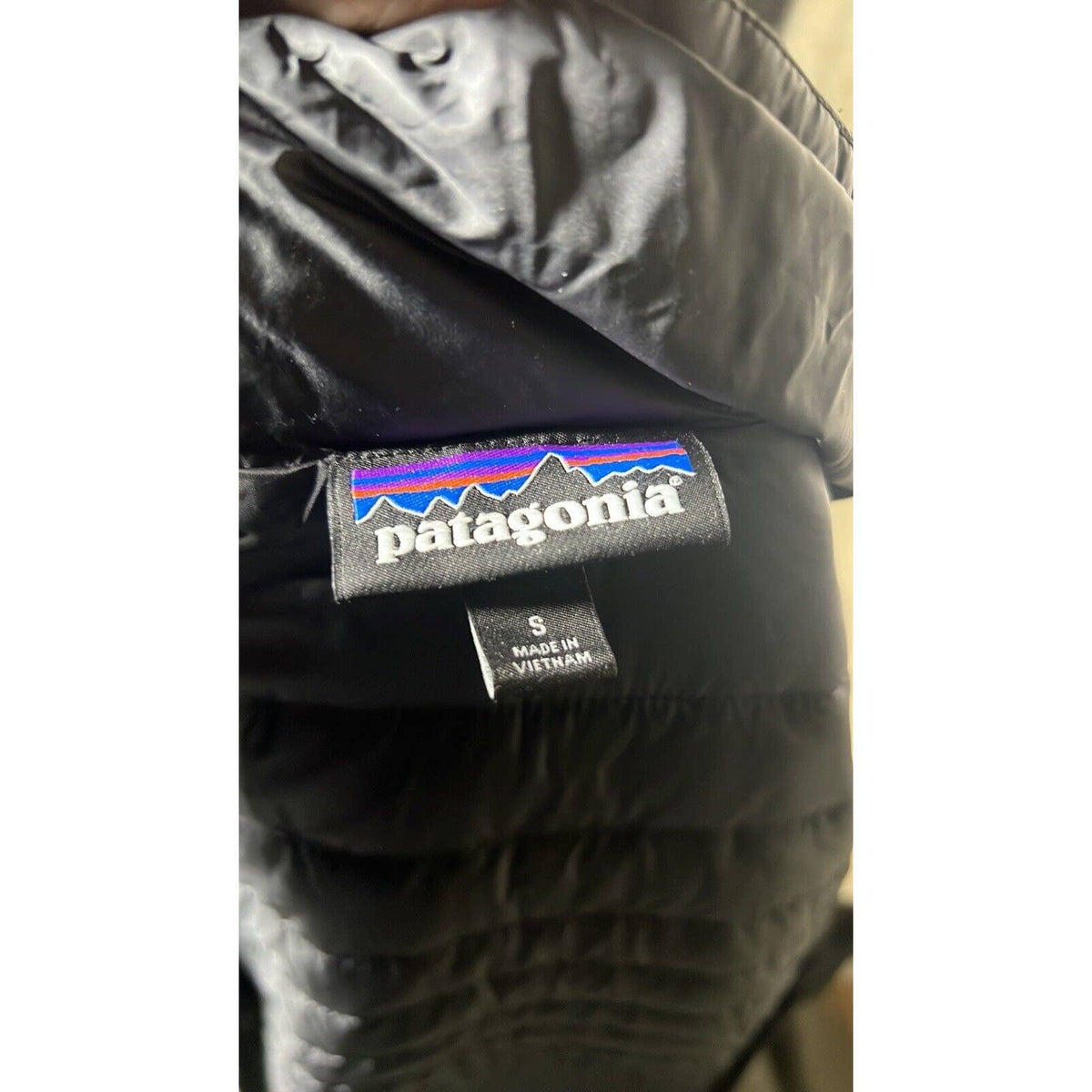 Patagonia Black Quilted Jacket Sz. Small