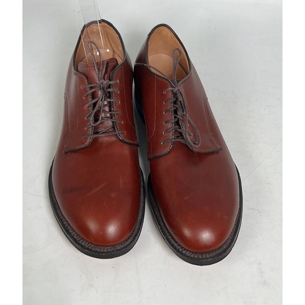 Alden Brown Leather Lace-Up Mens Shoes Sz.7.5 A