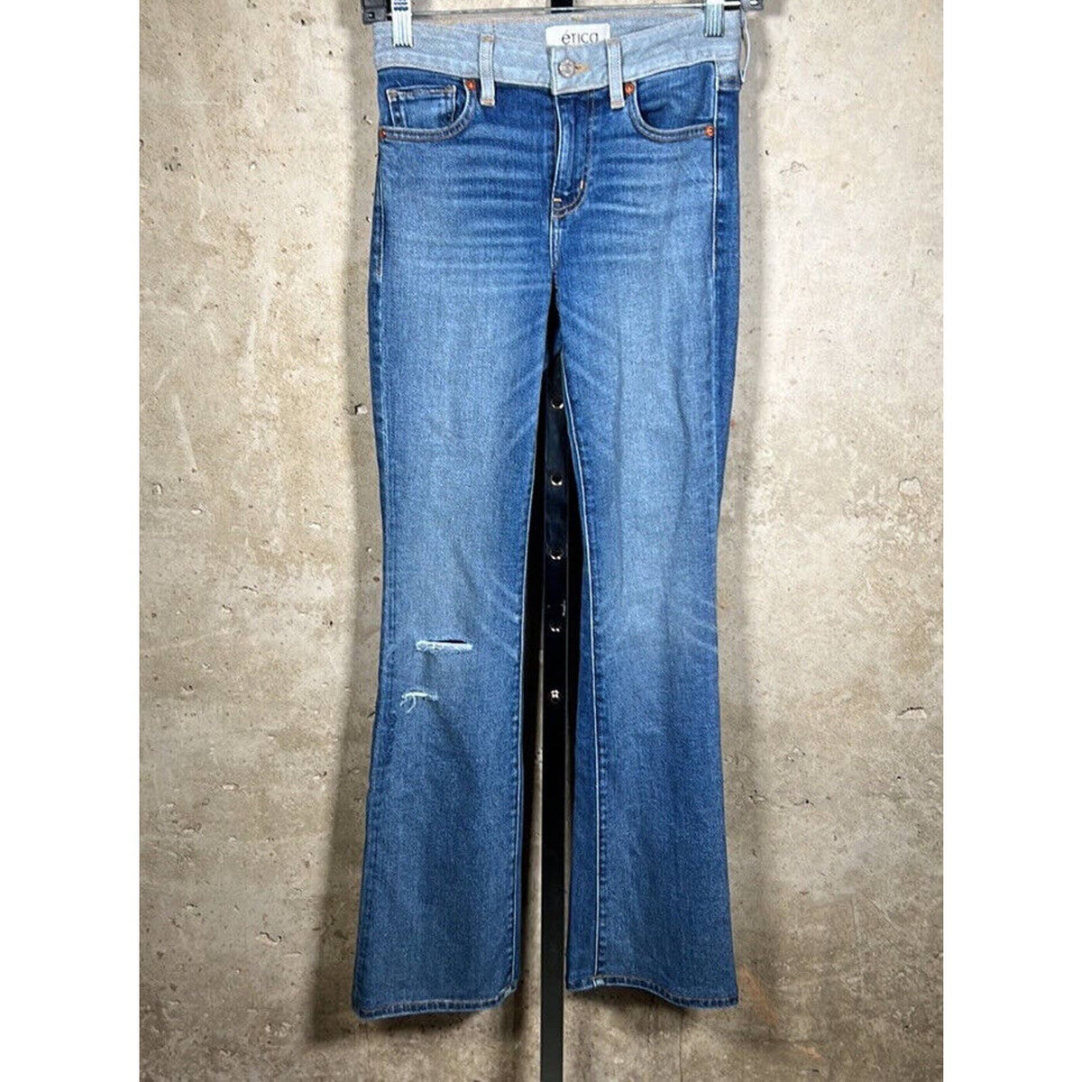 Etica Kelly Slit Bootcut Jeans Sz. 24