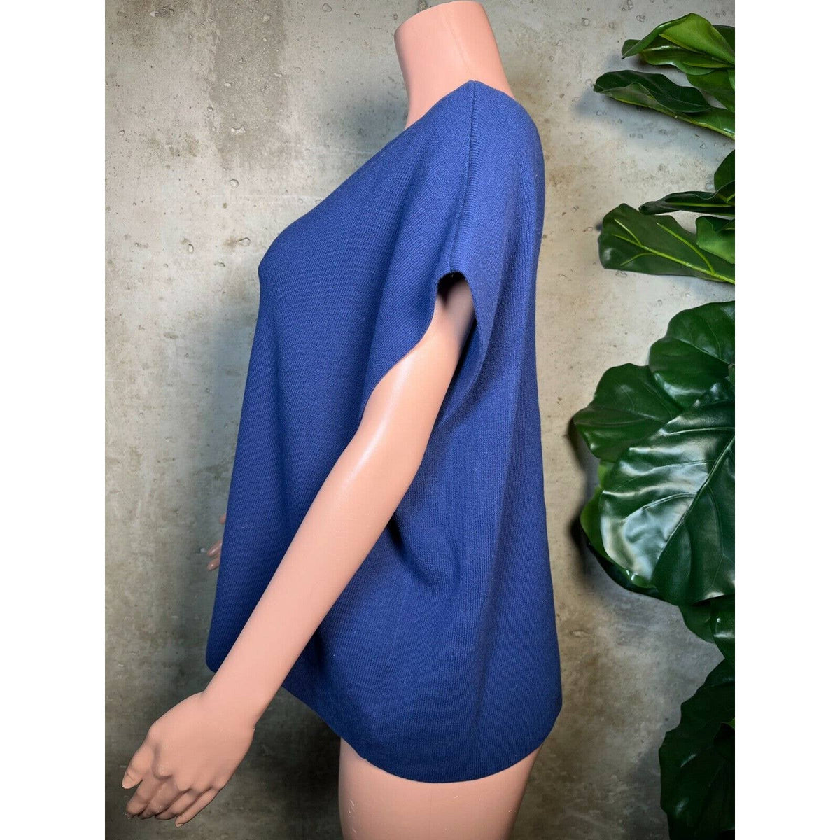 Michael Kors Collection Blue Sapphire Cashmere Sweater Sz. Large