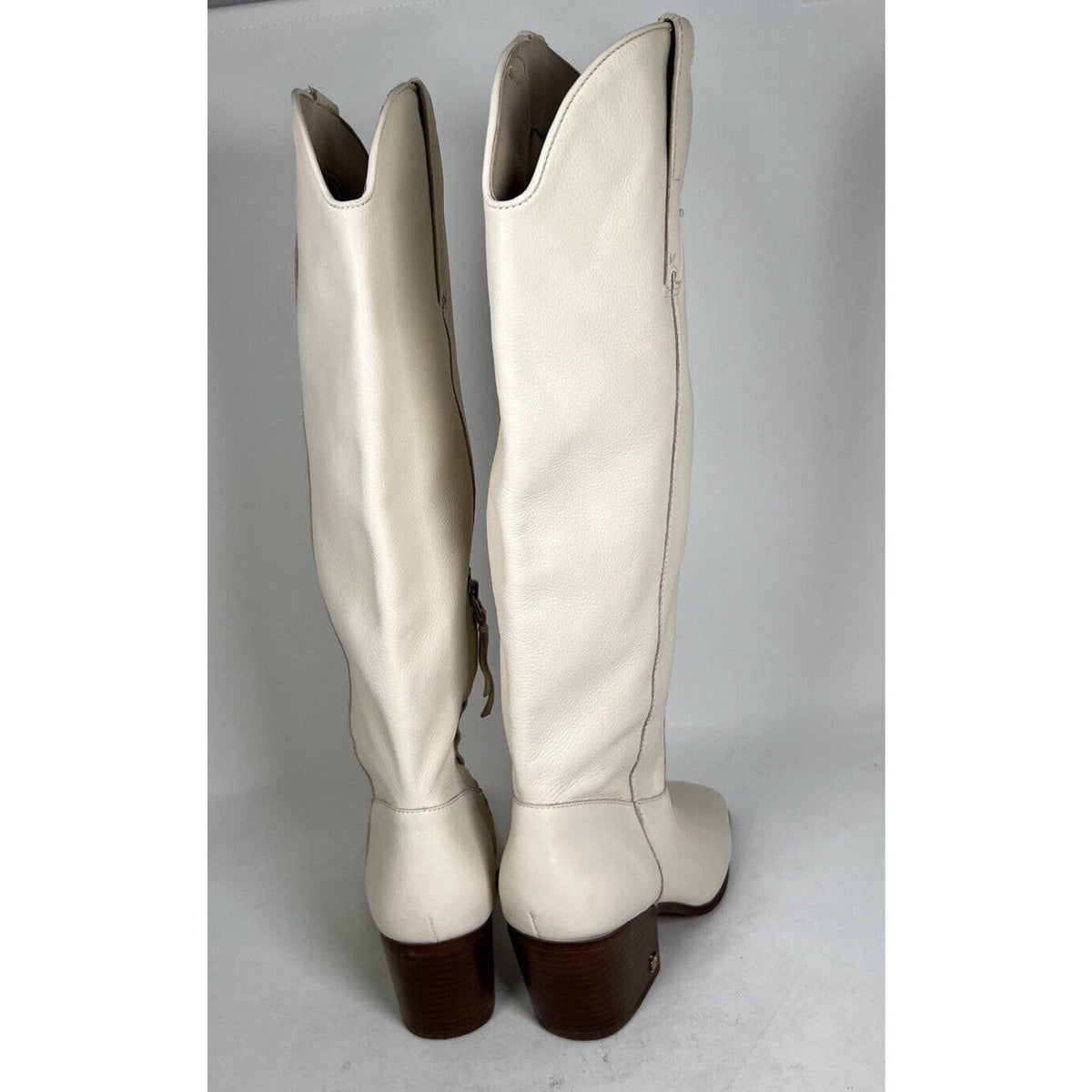 Sam Edelman Cream Cowboy Boots Sz. 8.5