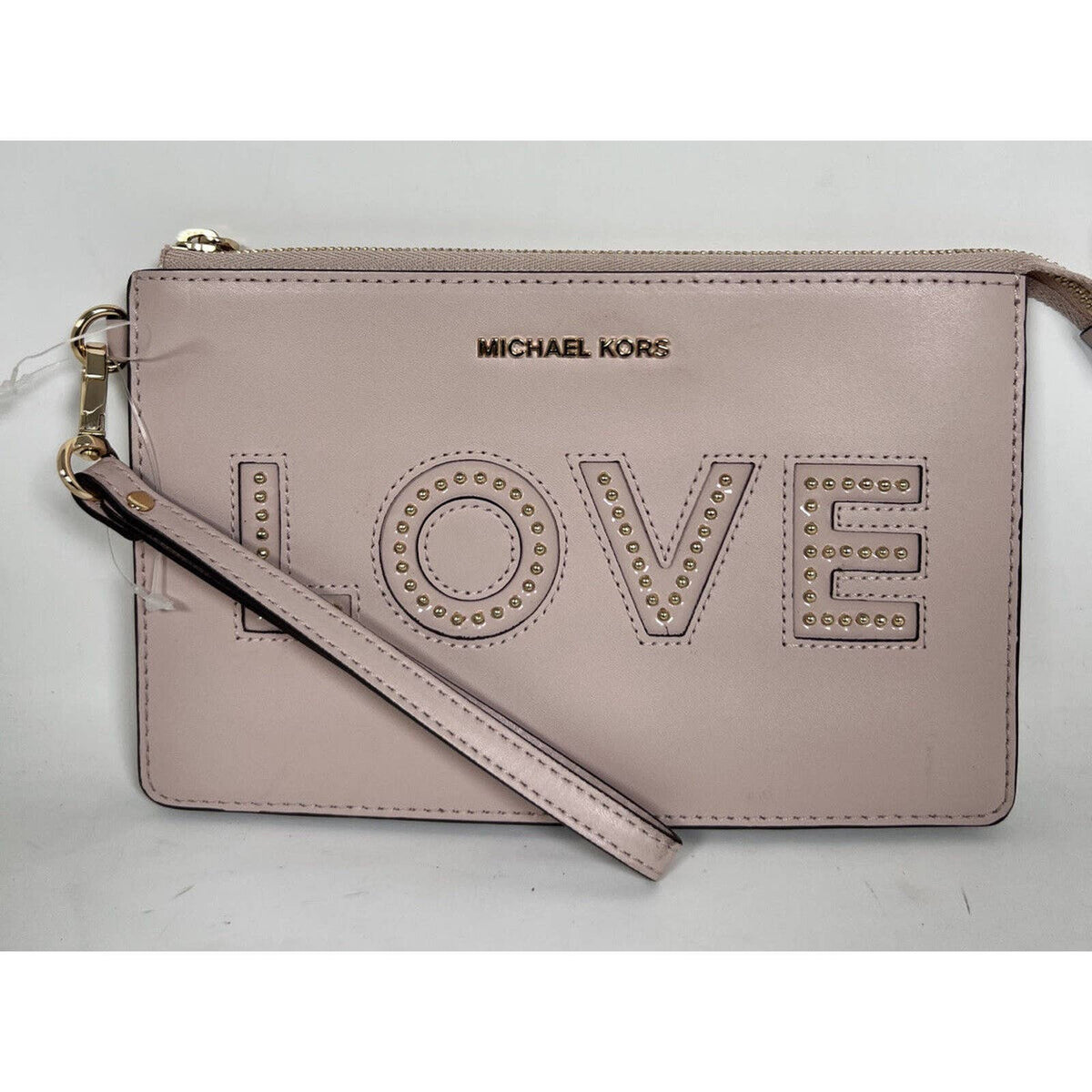 Michael Kors ‘Love’ Pink Wristlet NEW