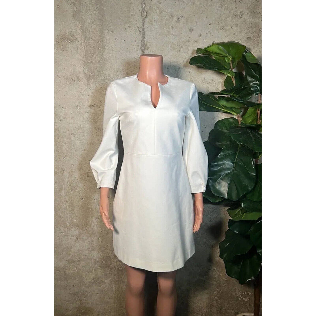 Tibi White Stretch Dress Sz.6