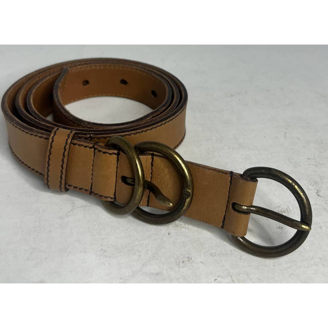 Miu Miu Brown Leather Belt Sz. 90/36