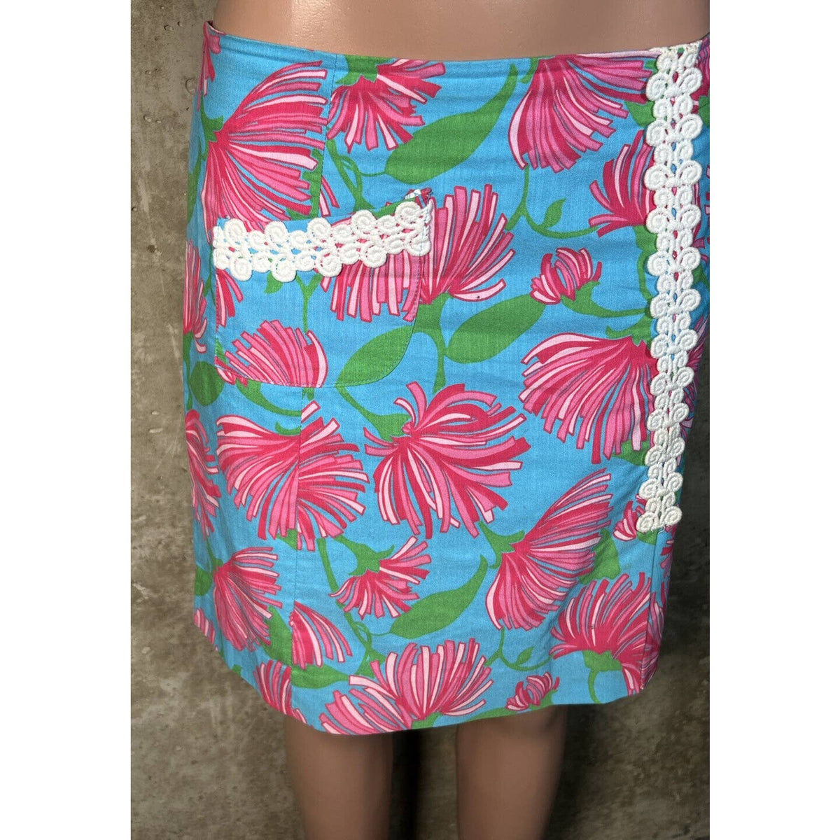 Lilly Pulitzer Originals Floral Skirt Sz.8
