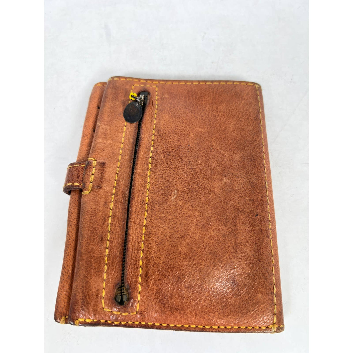 Henry Cuir Brown Leather Card Wallet Passport Holder