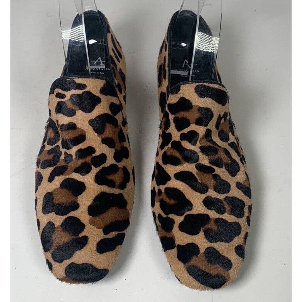 Aquatalia Leopard Calf Hair Ballet Flats Sz.10.5