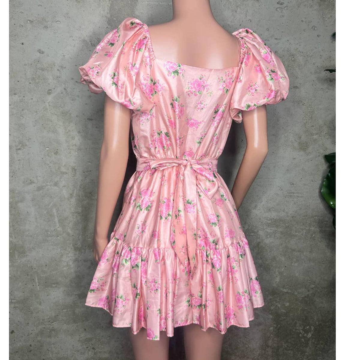 Love Shack Fancy Pink Floral Dress Sz. 6