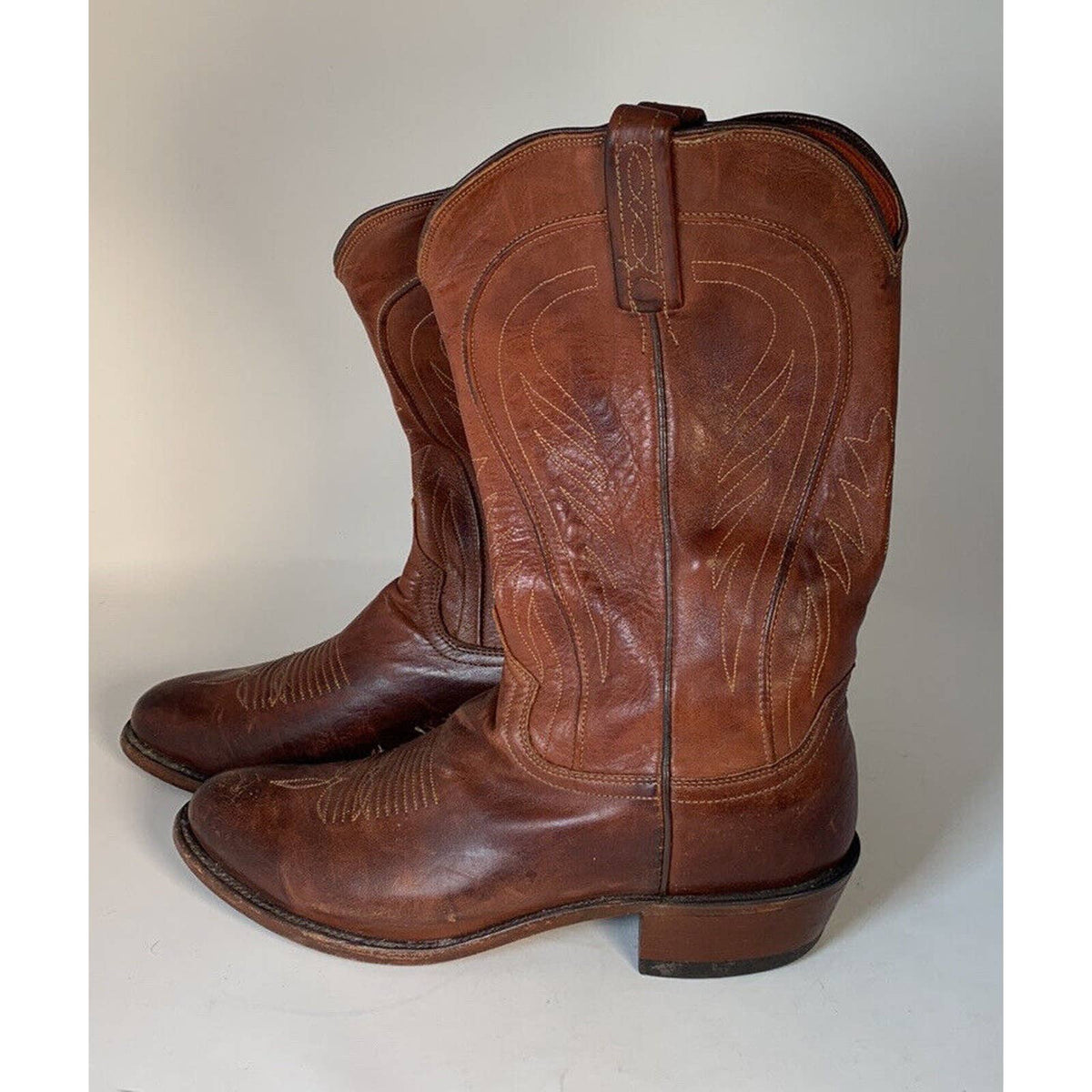Lucchese 1883 Leather Brown Mens Boots