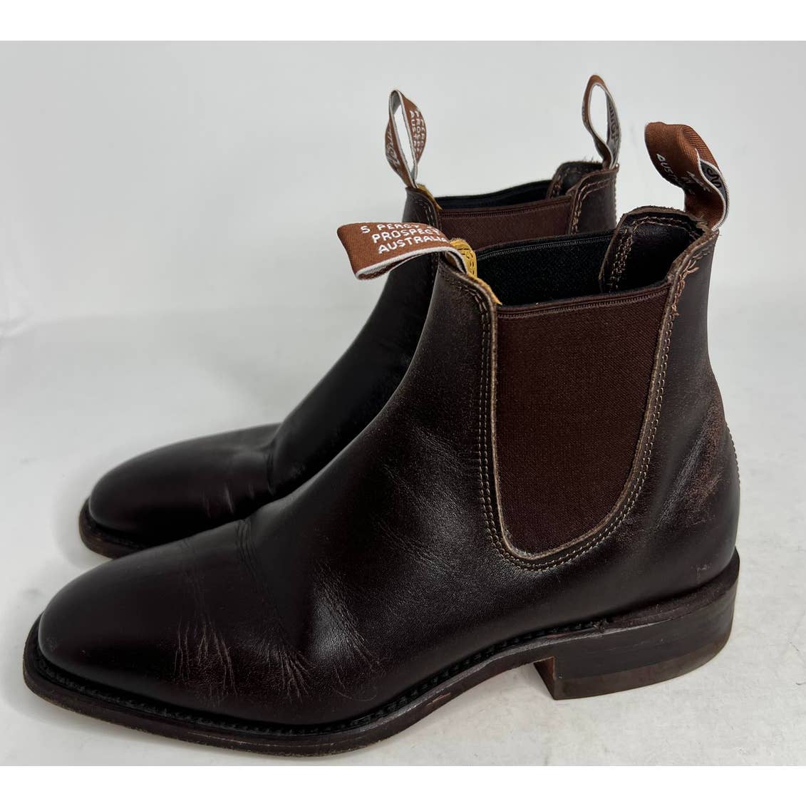 R.M. Williams Brown Leather Chelsea Boots Sz.6
