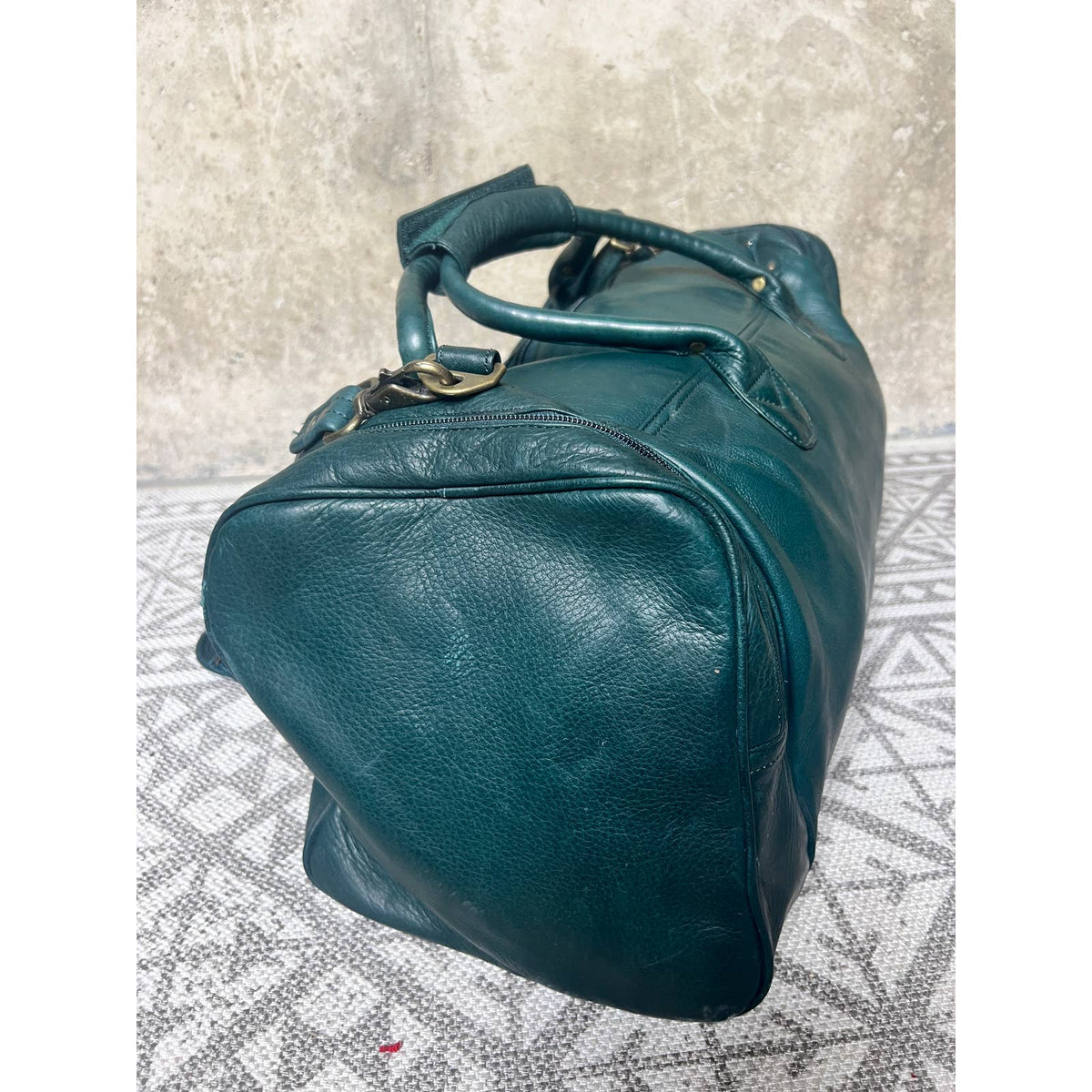 Canyon Outback Leather Goods Green Augusta Masters Vintage Duffel Bag