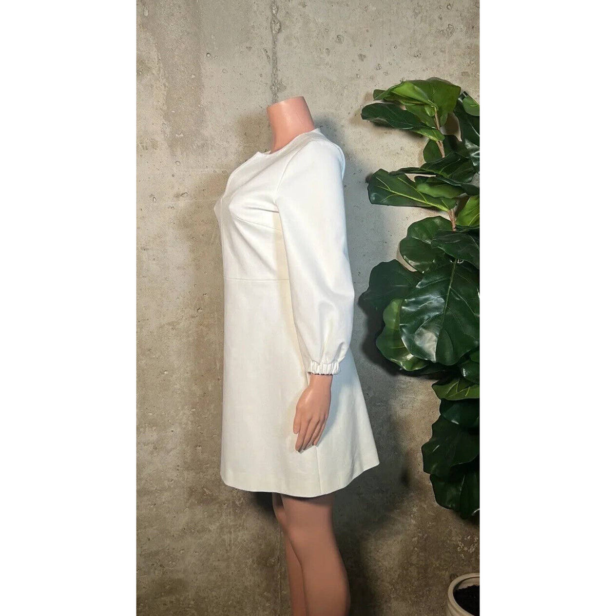 Tibi White Stretch Dress Sz.6