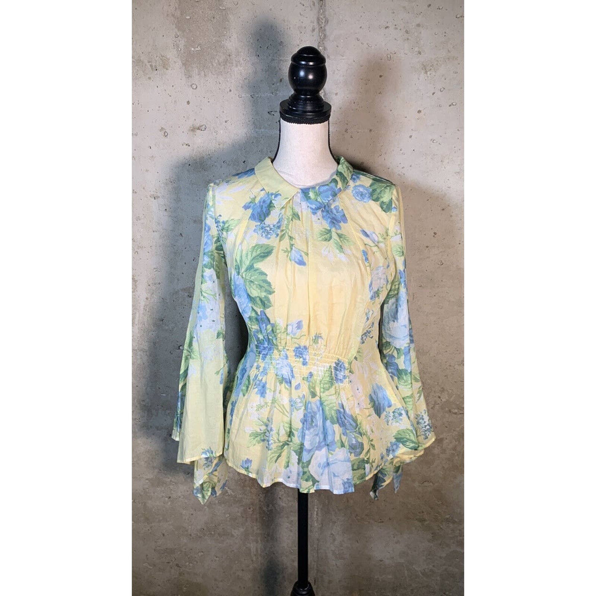 Alice McCall Yellow Floral Blouse Sz.0