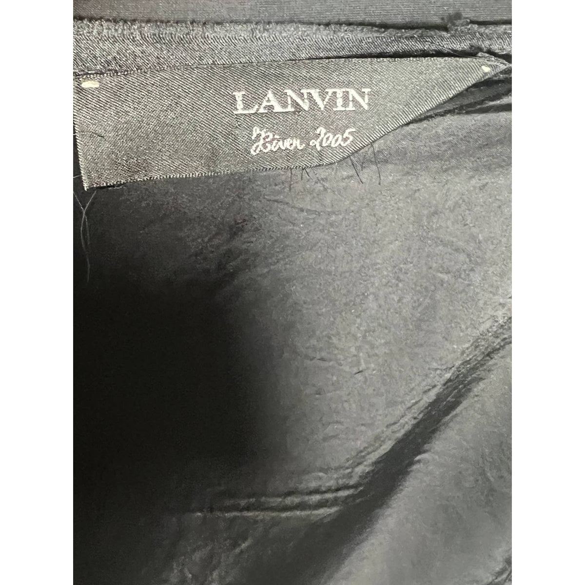 Lanvin River 2005 Black Skirt Sz.2(38)