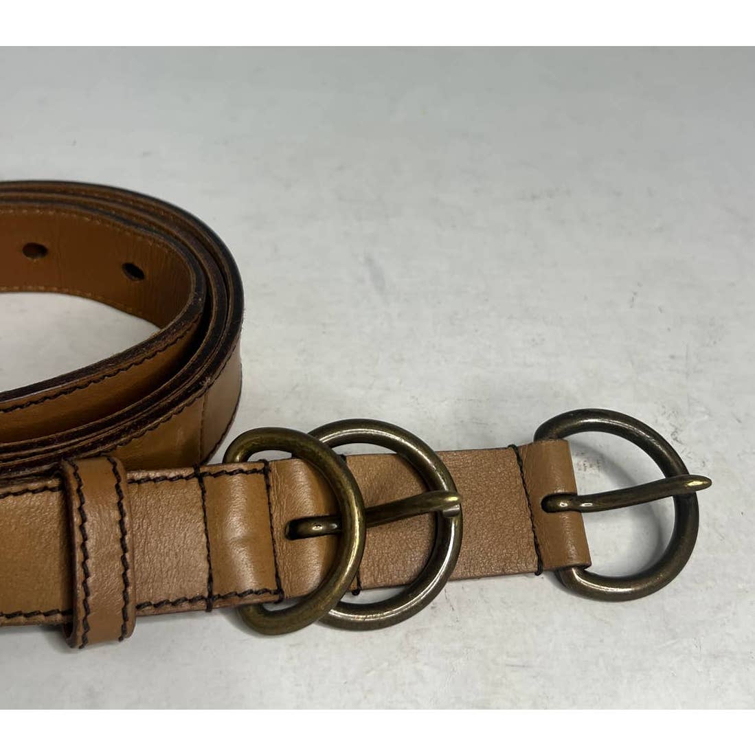 Miu Miu Brown Leather Belt Sz. 90/36