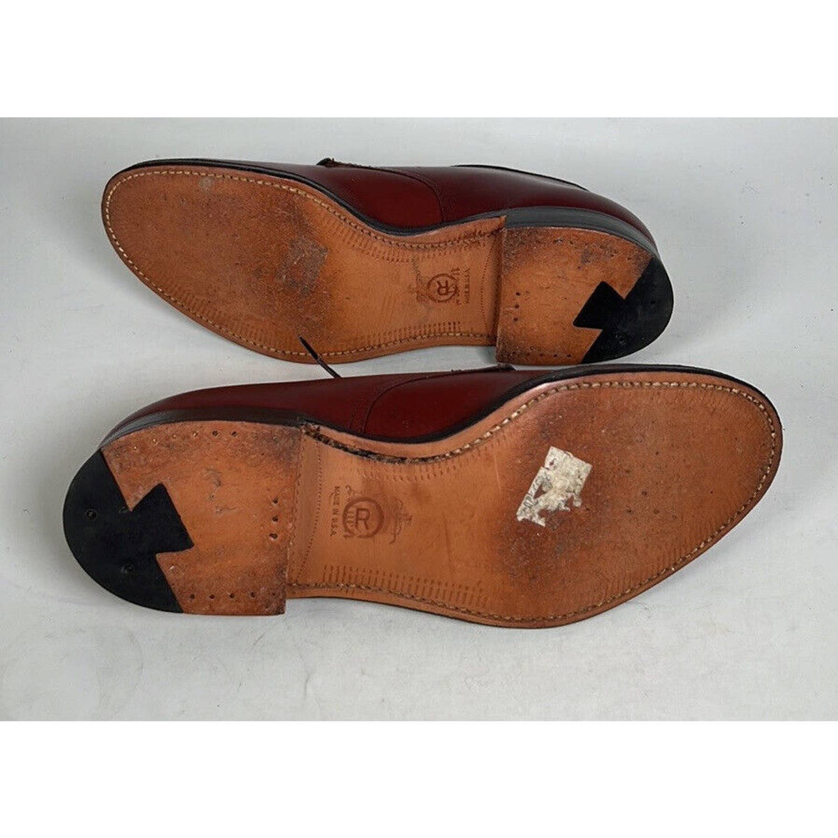 Alden Brown Leather Lace-Up Mens Shoes Sz.7.5 A