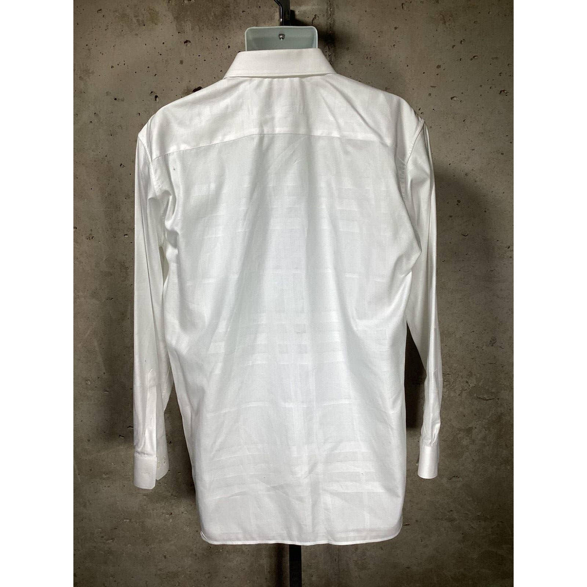 Burberry White Plaid Men’s Shirt Sz.42