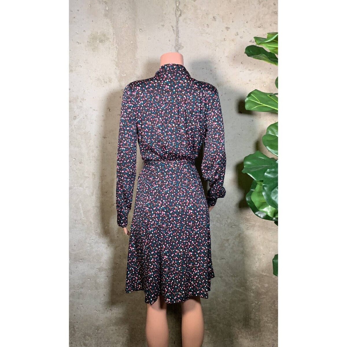 Diane Von Furstenberg Multi-Color Polka Dot Dress Sz. Medium