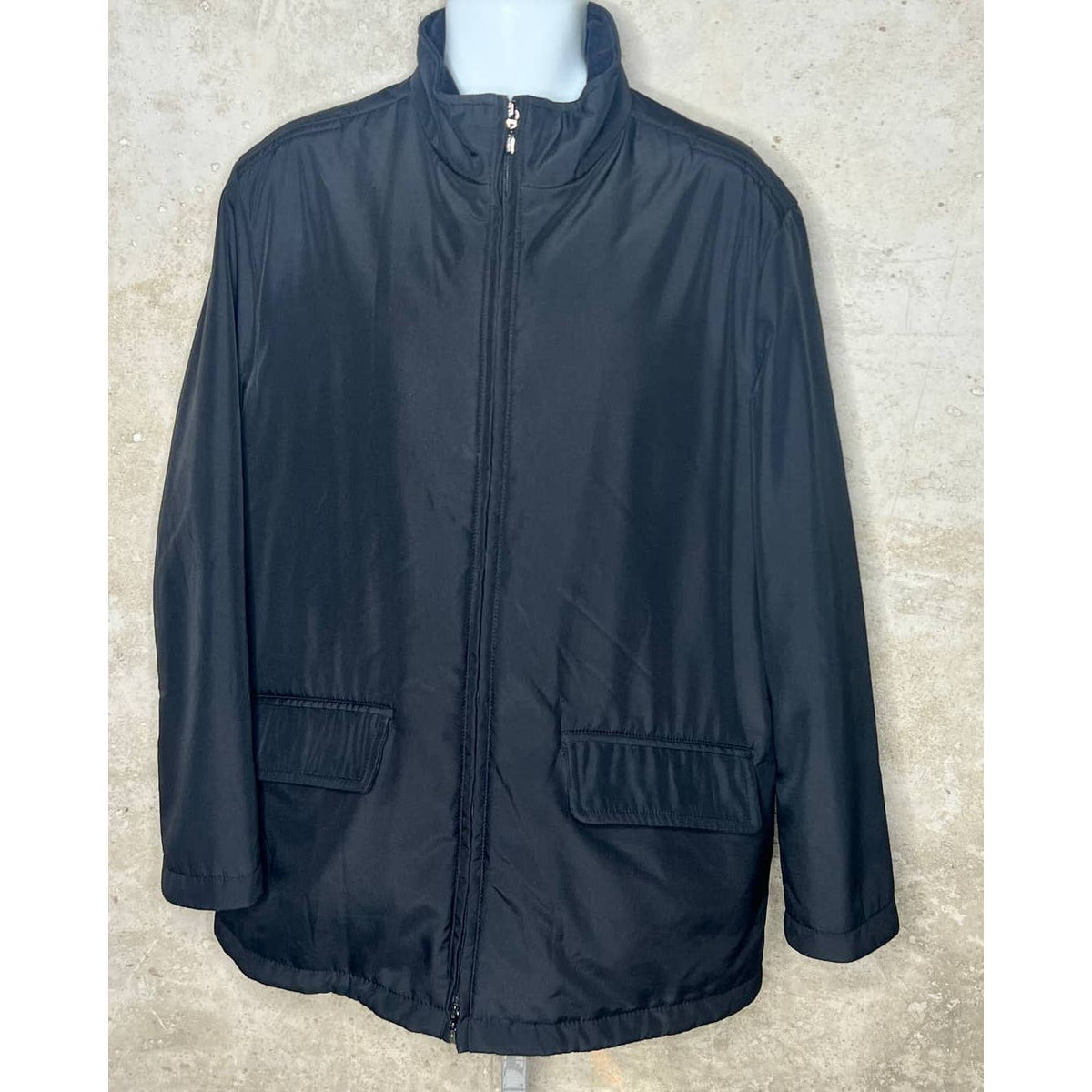 Canali Black Full Zip Jacket Sz.52