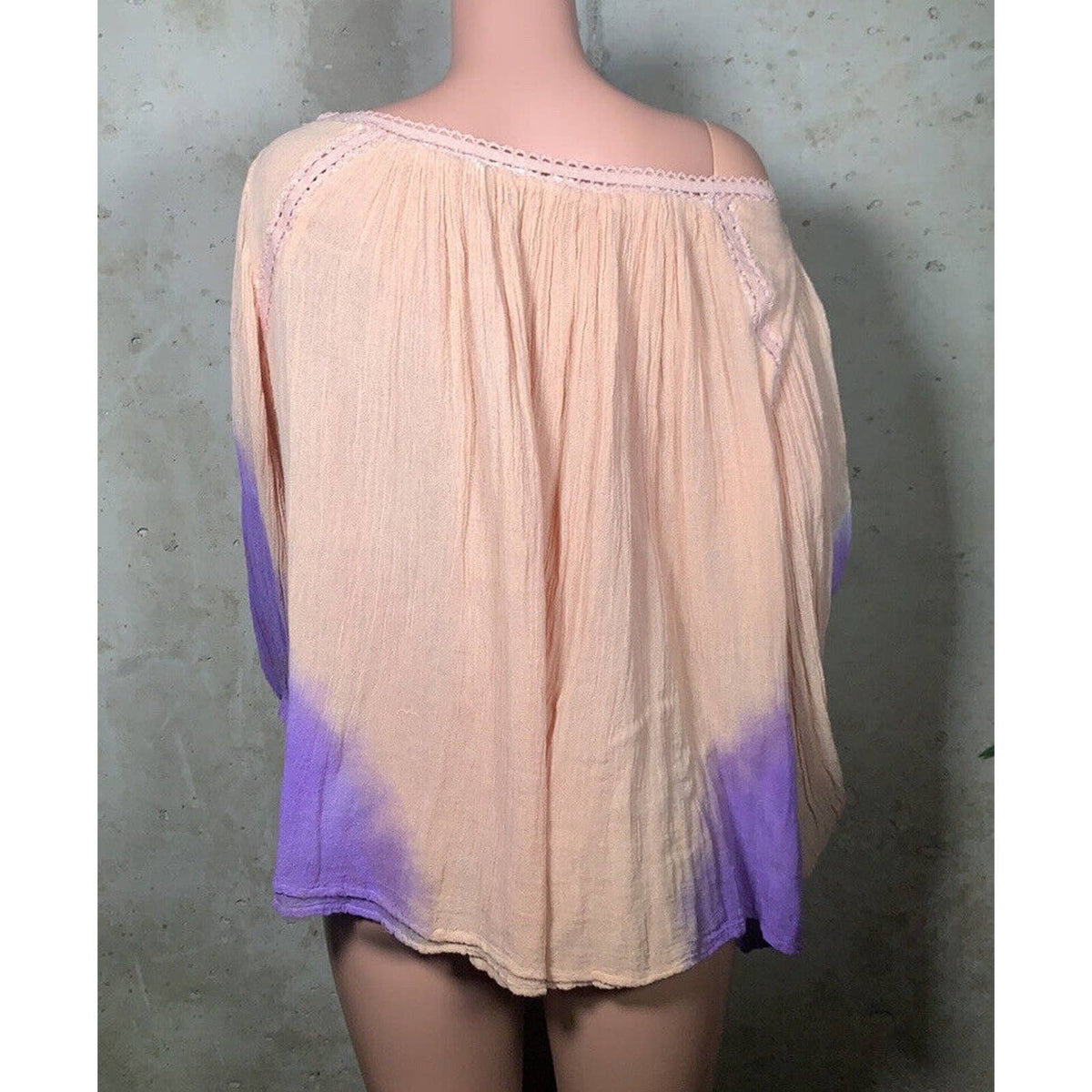 Jens Pirate Booty Ombre Off Shoulder Blouse Sz. Small