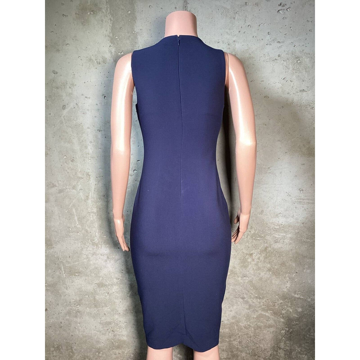 Likely Blue V-Neck Stretch Dress Sz 6