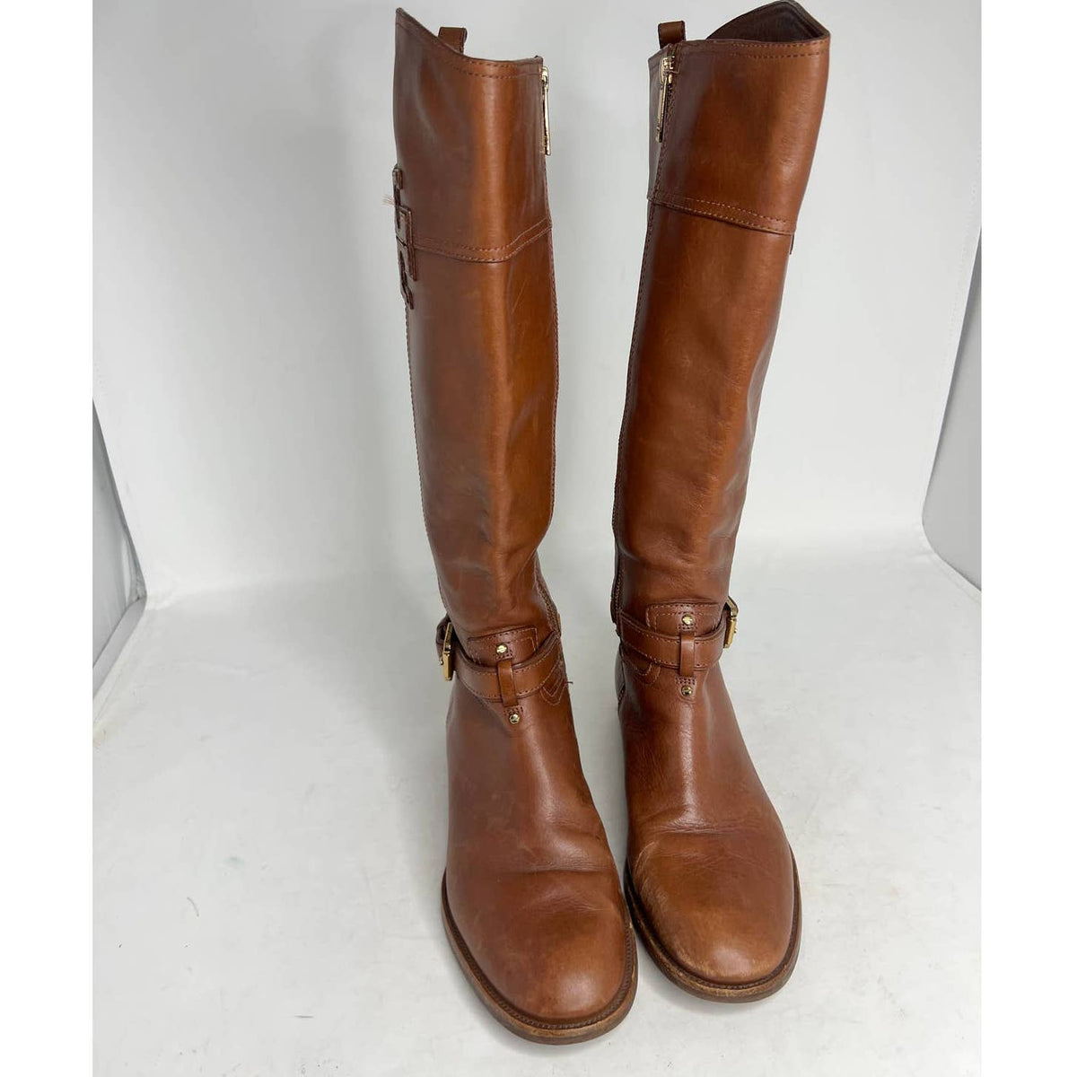 Tory Burch Blaire Brown Riding Boots Sz.8.5