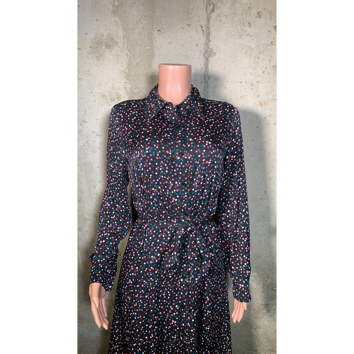 Diane Von Furstenberg Multi-Color Polka Dot Dress Sz. Medium