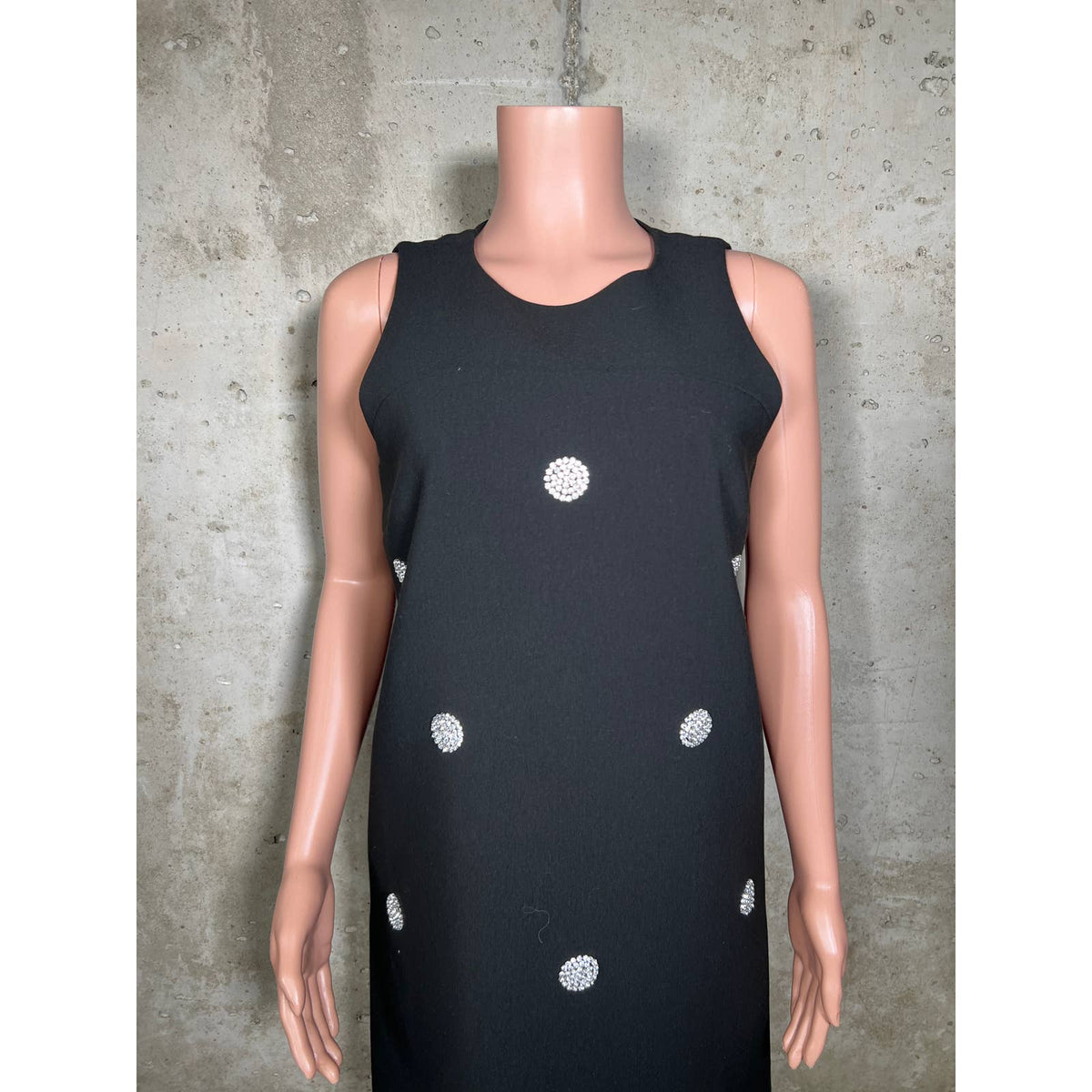 Kate Spade Black Embellished Sleeveless Dress Sz.8