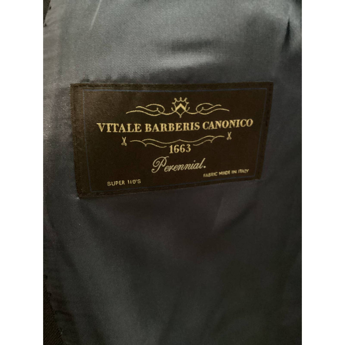 Suitsupply Blue Pure Wool Super 110’s Vitale Barberis Canonico Blazer Sz. 40R