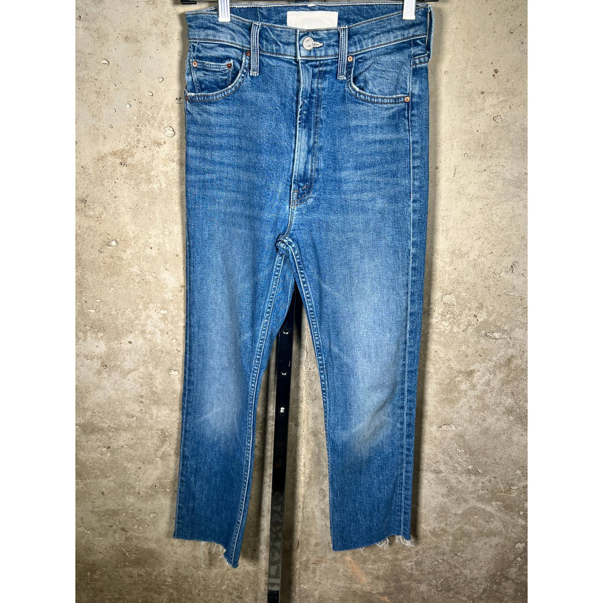 Mother Light Wash High Waisted Rider Skimp Cowboys Don’t Cry Jeans Sz.27