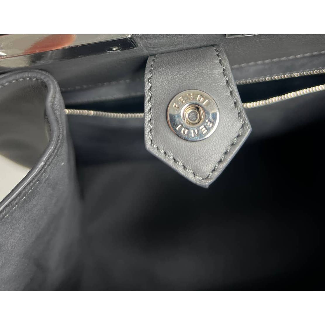 Fendi 3Jours Bag Crocodile Embossed Ponyhair and Leather Bag