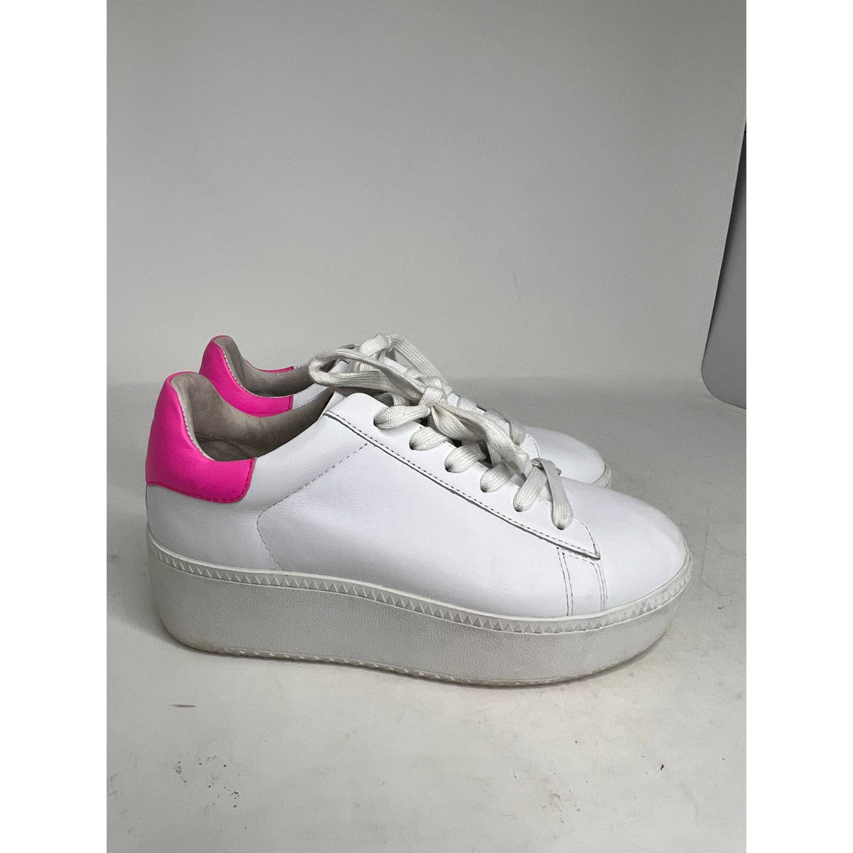 Ash Pink and White Platform Sneakers Sz.7(37)