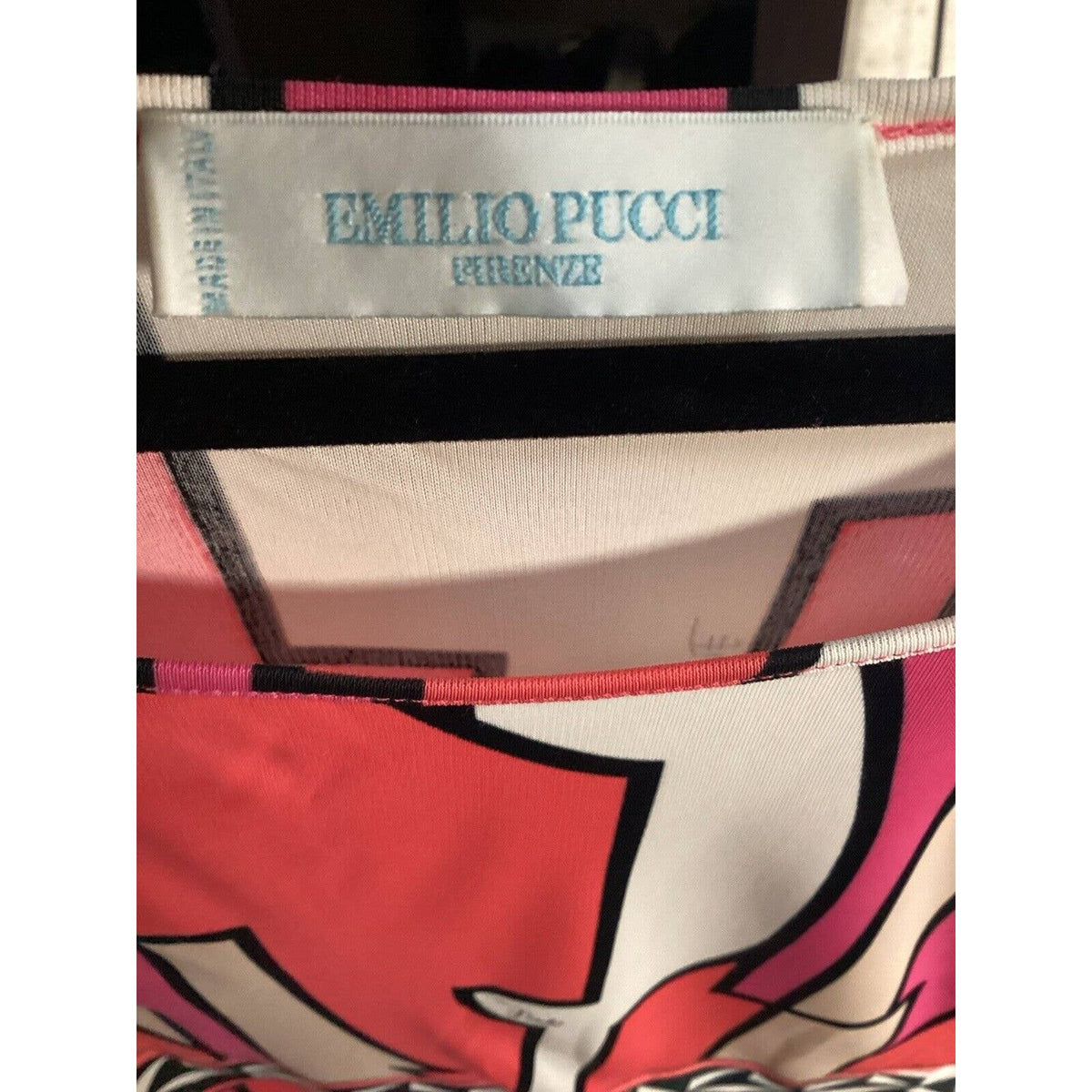 Emilio Pucci Abstract Pink Blouse Sz.4