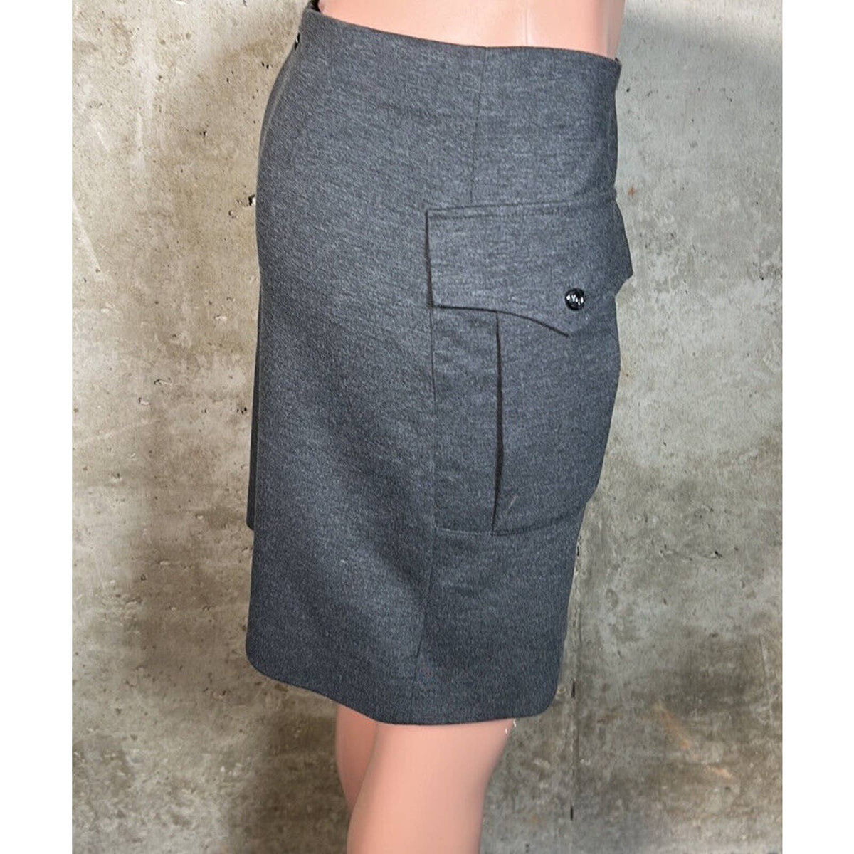 Sonia Sonia Rykiel Grey Stretch Skirt Sz.Medium(40)