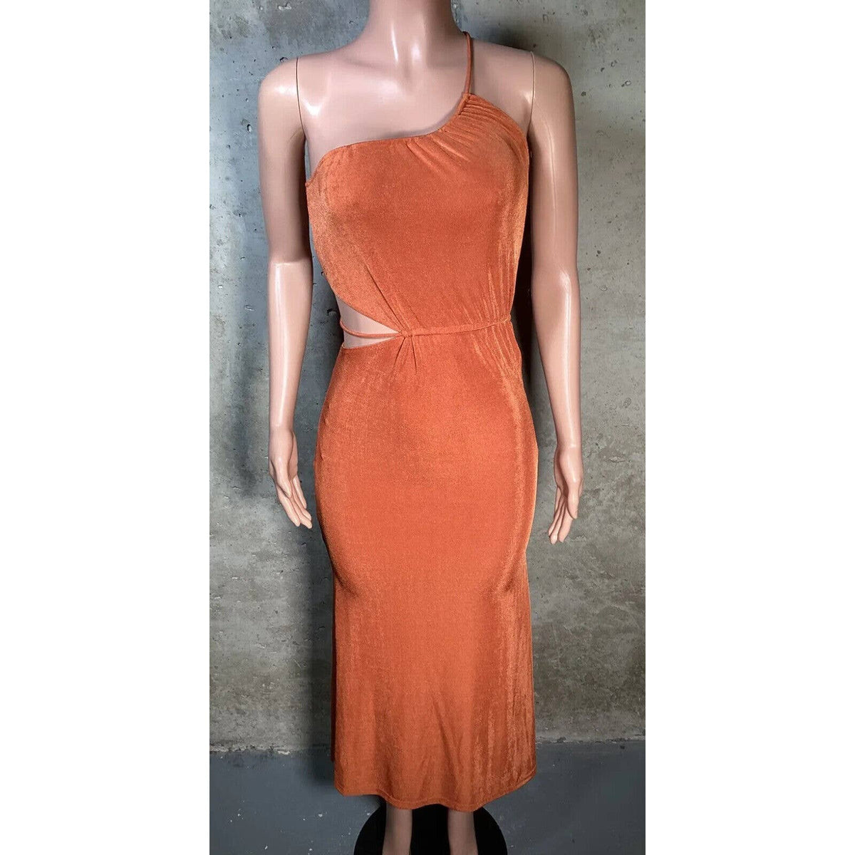 Misha Orange Stretch Dress Sz. 0