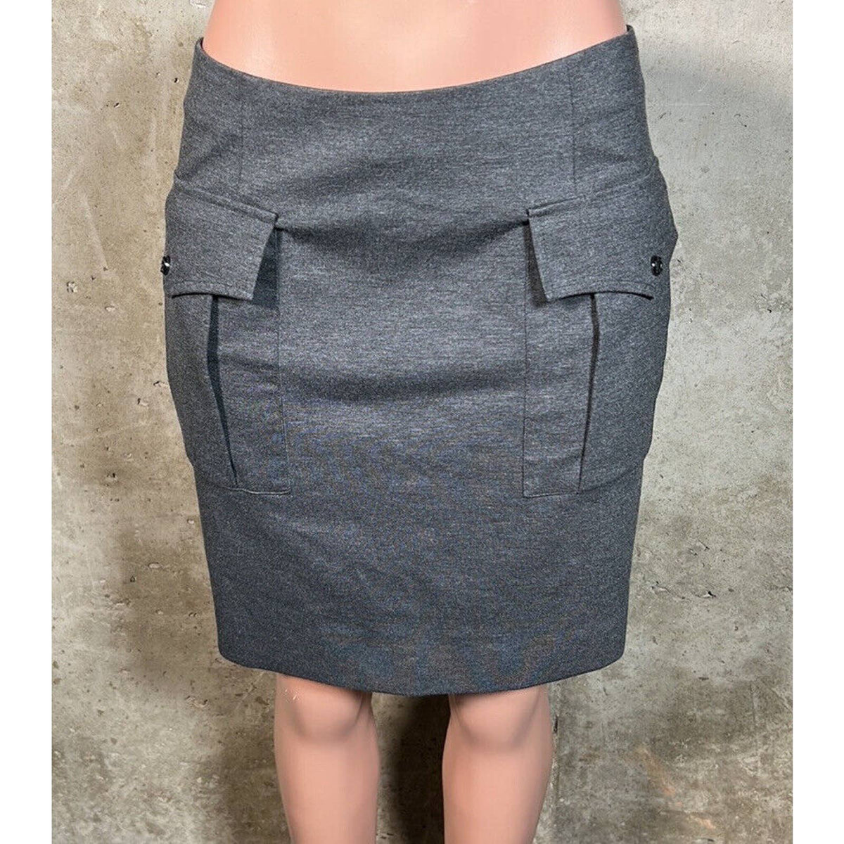 Sonia Sonia Rykiel Grey Stretch Skirt Sz.Medium(40)