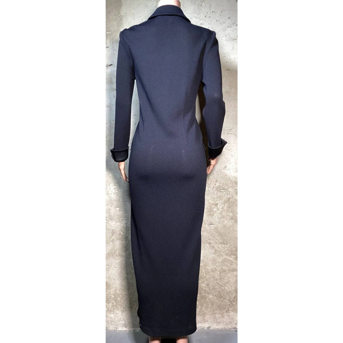 St John Couture Button Down Long Dress Coat Sz.6