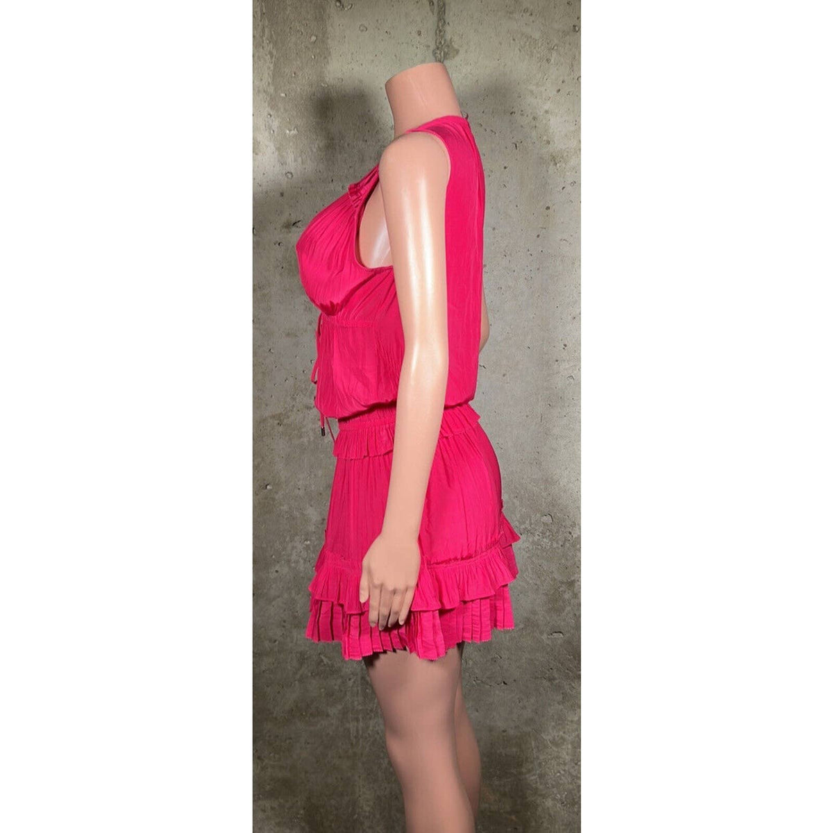 Ramy Brook Pink Ruffle Dress Sz. XS