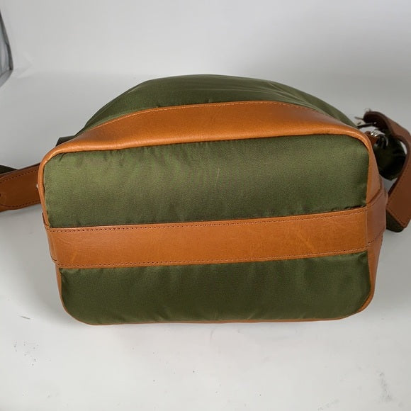 Porter-Yoshida&amp;Co. String Leather-Trim Bucket Bag